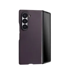 Cover Samsung Z Fold 6 Snap Pro Case Leather Melkco - Dark Purple
